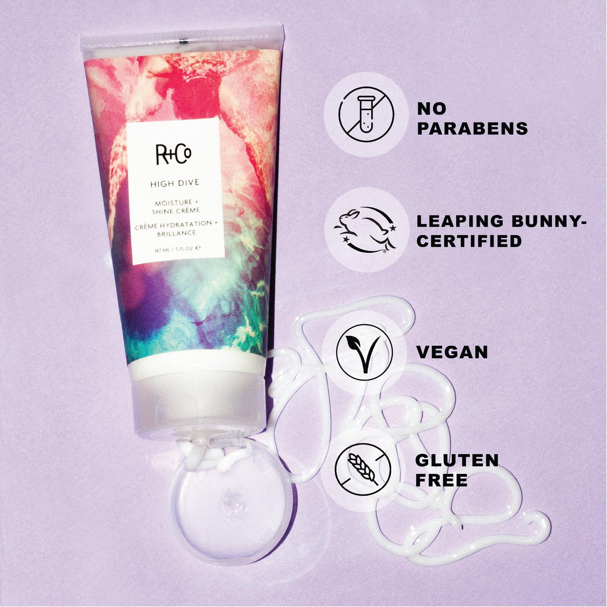 Thistle R+Co HIGH DIVE Moisture + Shine Crème