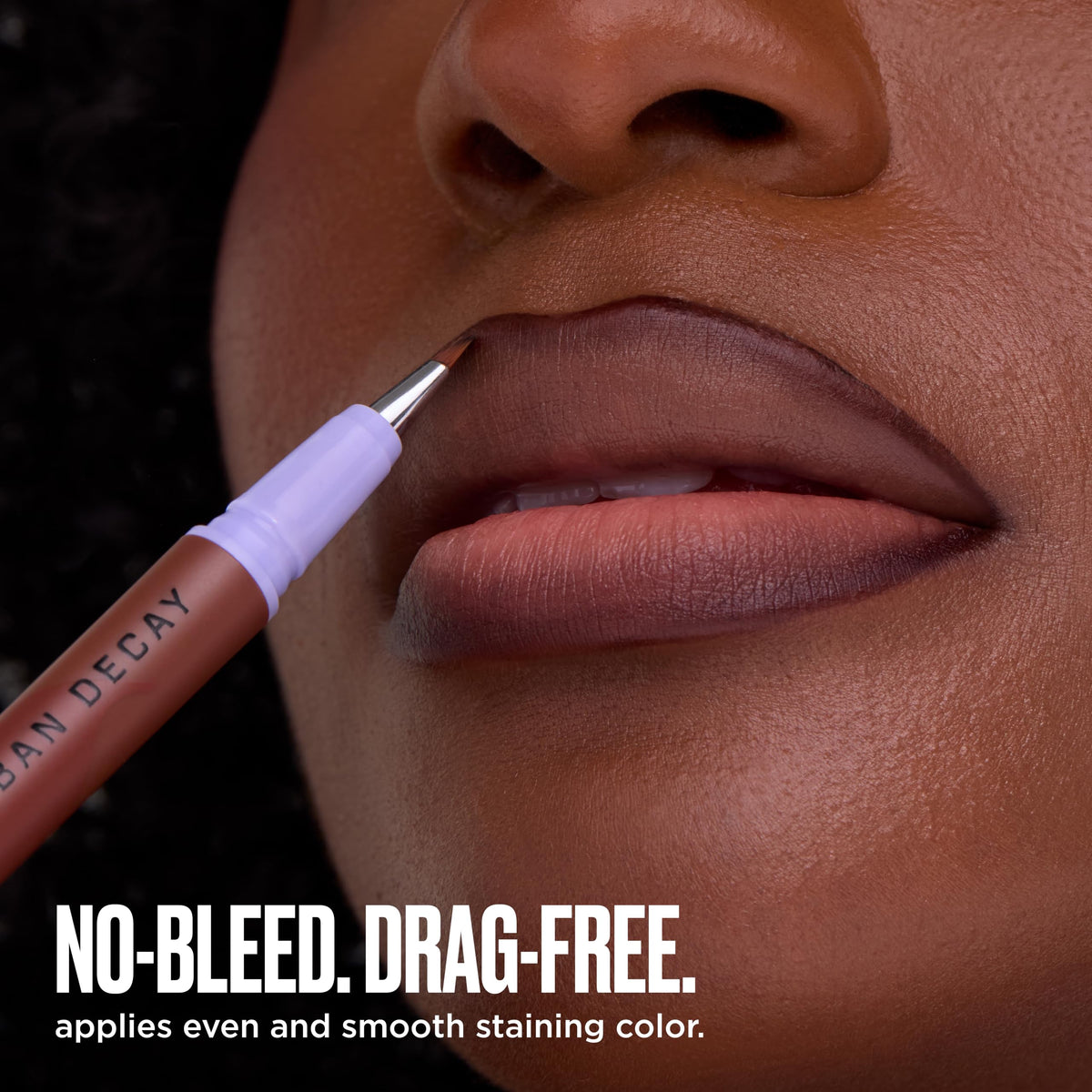 Black Urban Decay Lip Toy Staining Brush Lip Liner - Brick Red Lipliner (Banter)