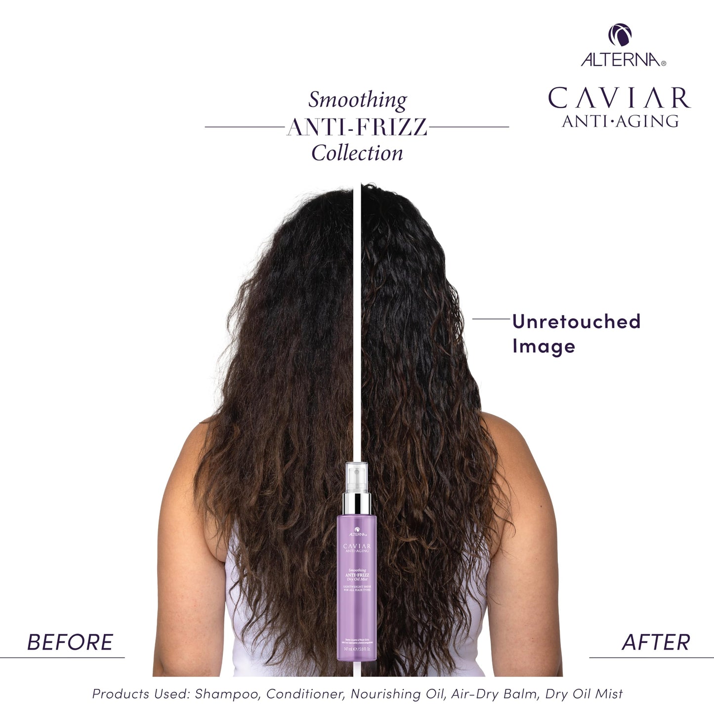 White Smoke Alterna Caviar Anti-Aging Smoothing Anti-Frizz Dry Oil Mist, 5 Fl Oz (Pack of 1)