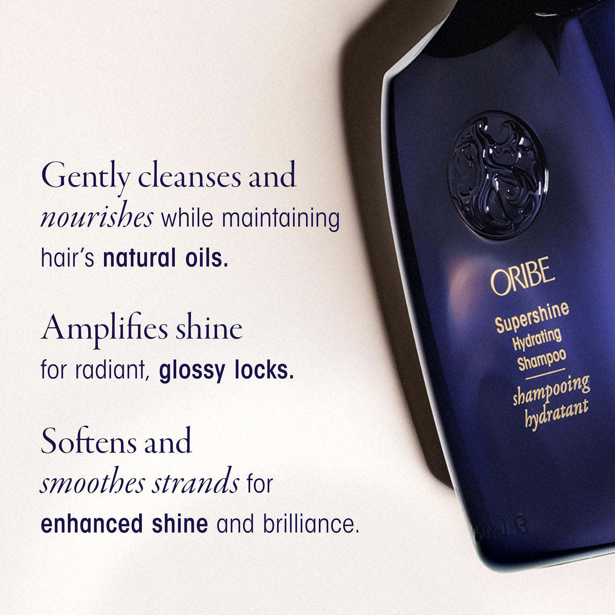 White Smoke Oribe Supershine Hydrating Shampoo - Hydrates & Adds Shine - 33.8oz