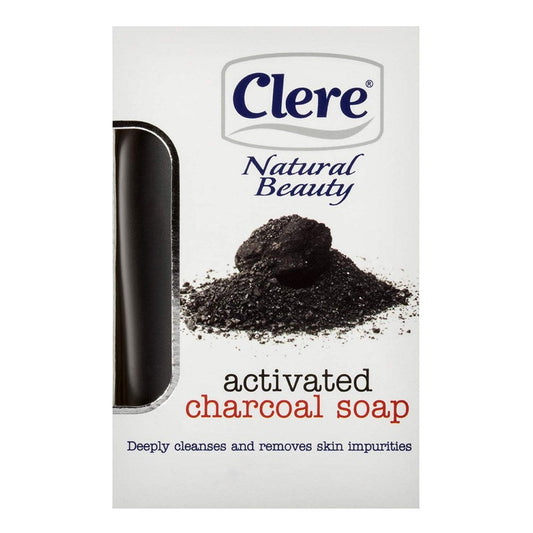 Lavender CLERE Activated Charcoal Soap (150g/5.2oz)