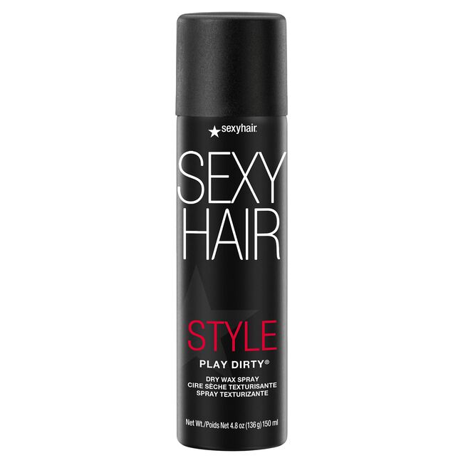 Dark Slate Gray SexyHair Play Dirty Dry Wax Spray