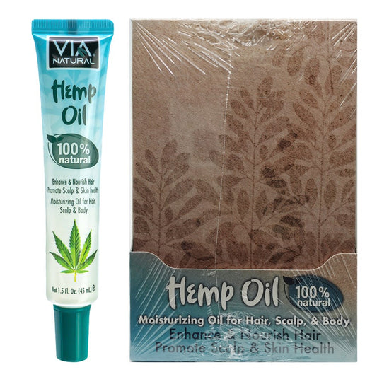White Smoke VIA NATURAL Hemp Seed Oil Treatment Tube (1.5oz)
