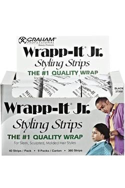 White Smoke GRAHAM BEAUTY   Wrapp-It Jr. Styling Strips Carton