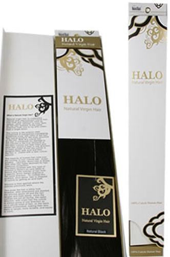 Light Gray HALO 100% Human Hair Natural Virgin Weave (14inch)