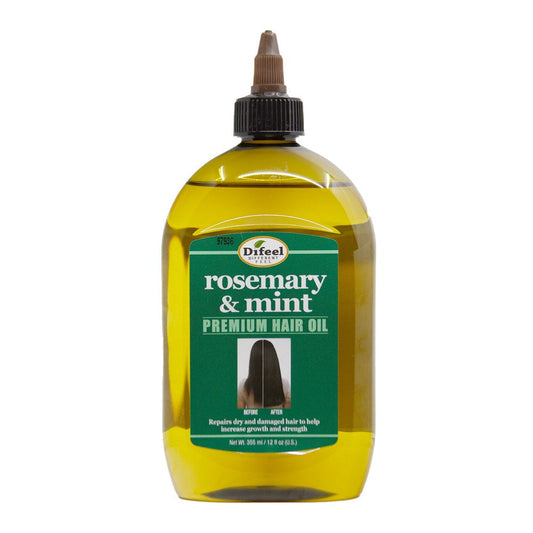 White Smoke Difeel(Sunflower)  Rosemary Mint Premium Hair Oil (12oz)