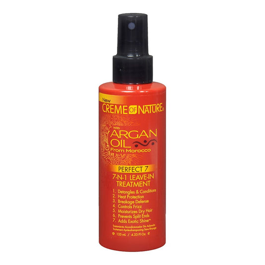 White Smoke CREME OF NATURE Argan Oil 7 In 1 Leave In Treatment (4.23oz)