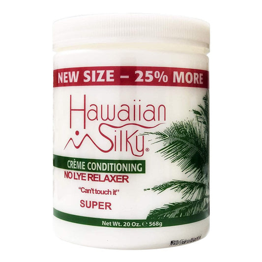 White Smoke HAWAIIAN SILKY No Lye Relaxer Jar[Sup] (20oz)