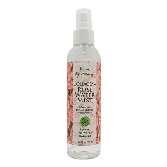 White Smoke BY NATURES Collagen Rose Water Mist (6oz)