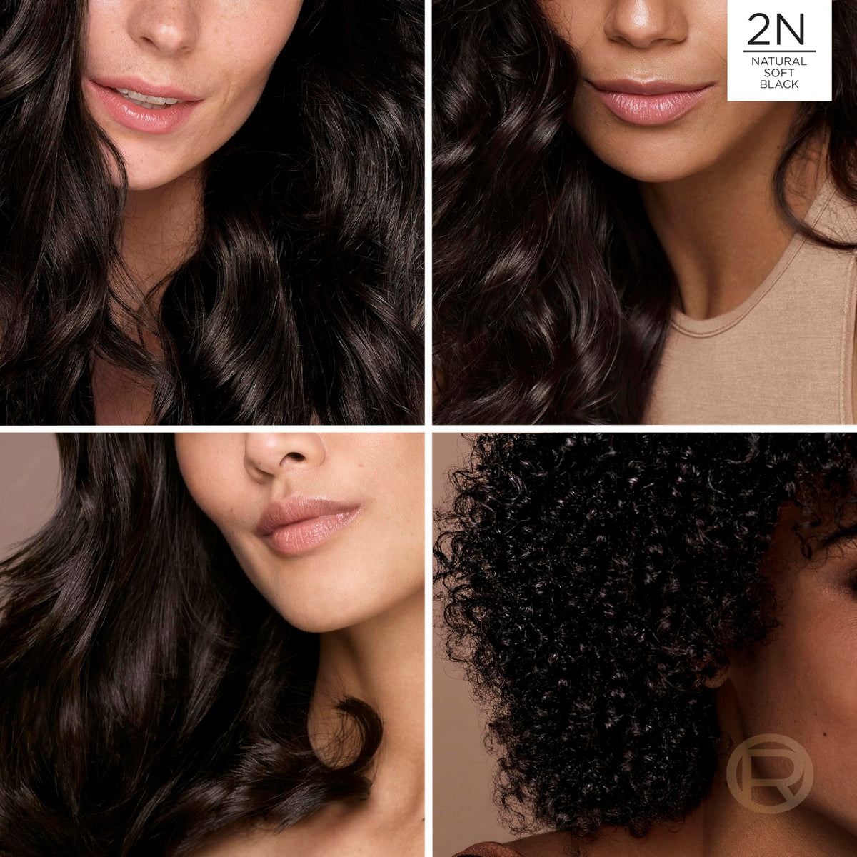 Black L’Oreal Paris Excellence Universal Nudes Hair Color, 2N Natural Soft Black