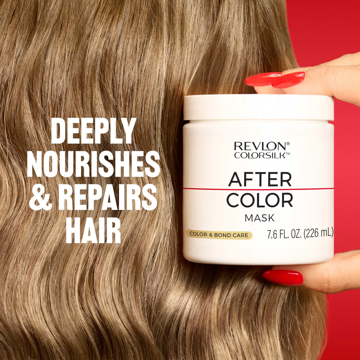 White Smoke REVLON ColorSilk After Color Care Hair Mask, 7.1 fl oz