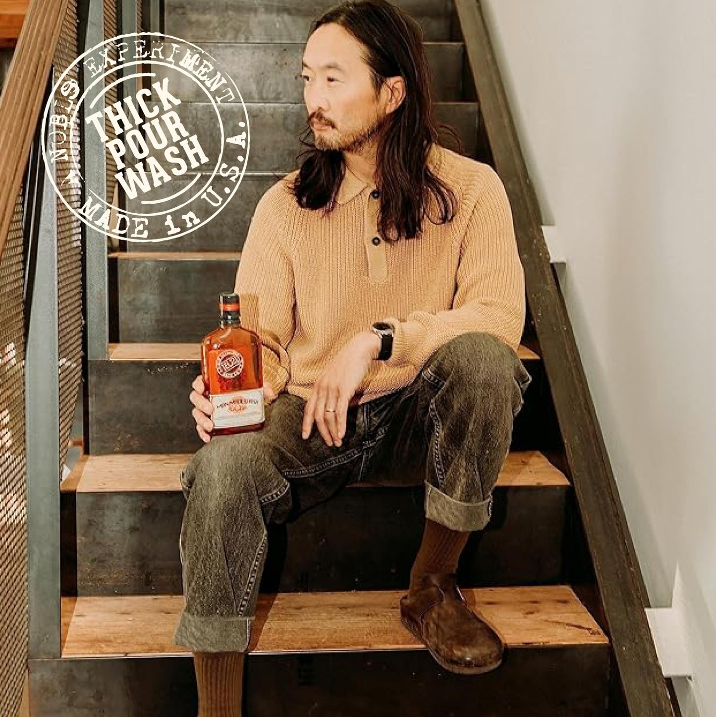 Gray 18.21 Man Made Original Sweet Tobacco 3-in-1 Body Wash, Shampoo, & Conditioner for Men, All Hair & Skin Types, Strengthens and Moisturizes in a Manly Aroma, 18 Fl Oz