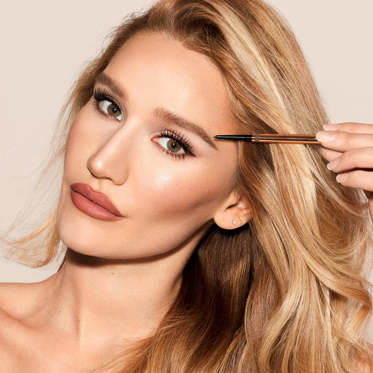 Light Gray Charlotte Tilbury Brow Cheat Eyebrow Pencil - Refillable, Micro-Precision