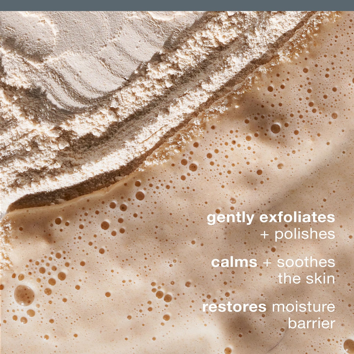 Tan Dermalogica Daily Milkfoliant, Face Exfoliator, Powder Scrub Exfoliant with AHA and BHA - Calming, Polishing and Hydrating Skin, Oat-Based, Vegan Product, 2.6 fl oz