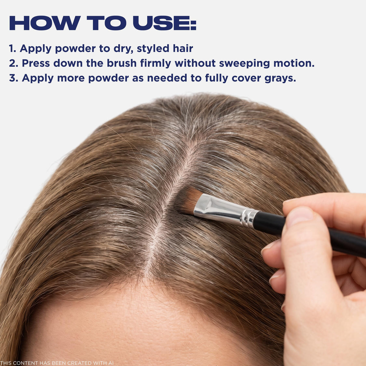 White Smoke Clairol Root Touch-Up Temporary Concealing Powder, Medium Brown, Pack of 1