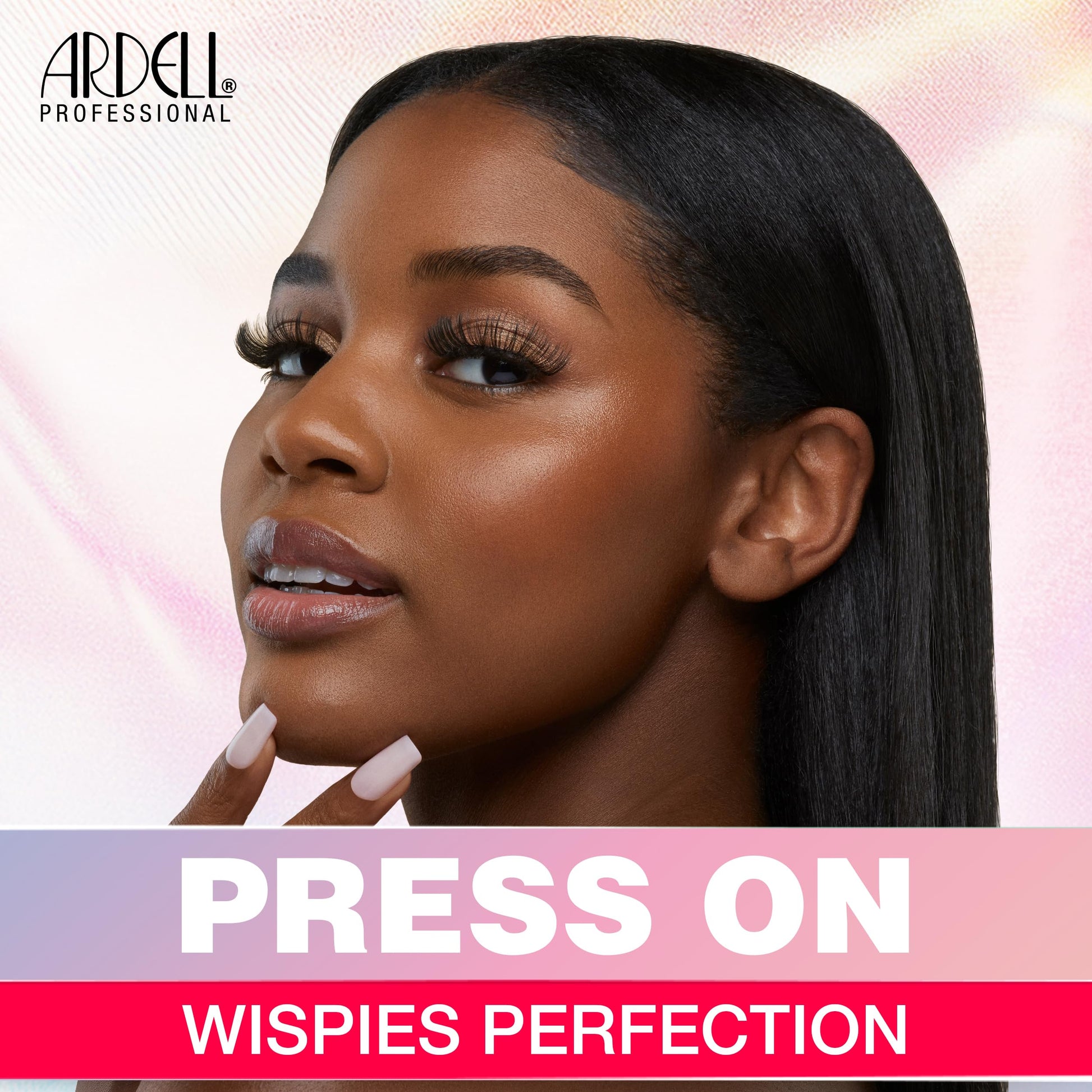 Misty Rose Ardell Press On Lashes Wispies Natural – Pre Glued Underlash Extensions, Wispy Lash Clusters, No Glue Needed, DIY Eyelash Cluster Extensions, 100 ct