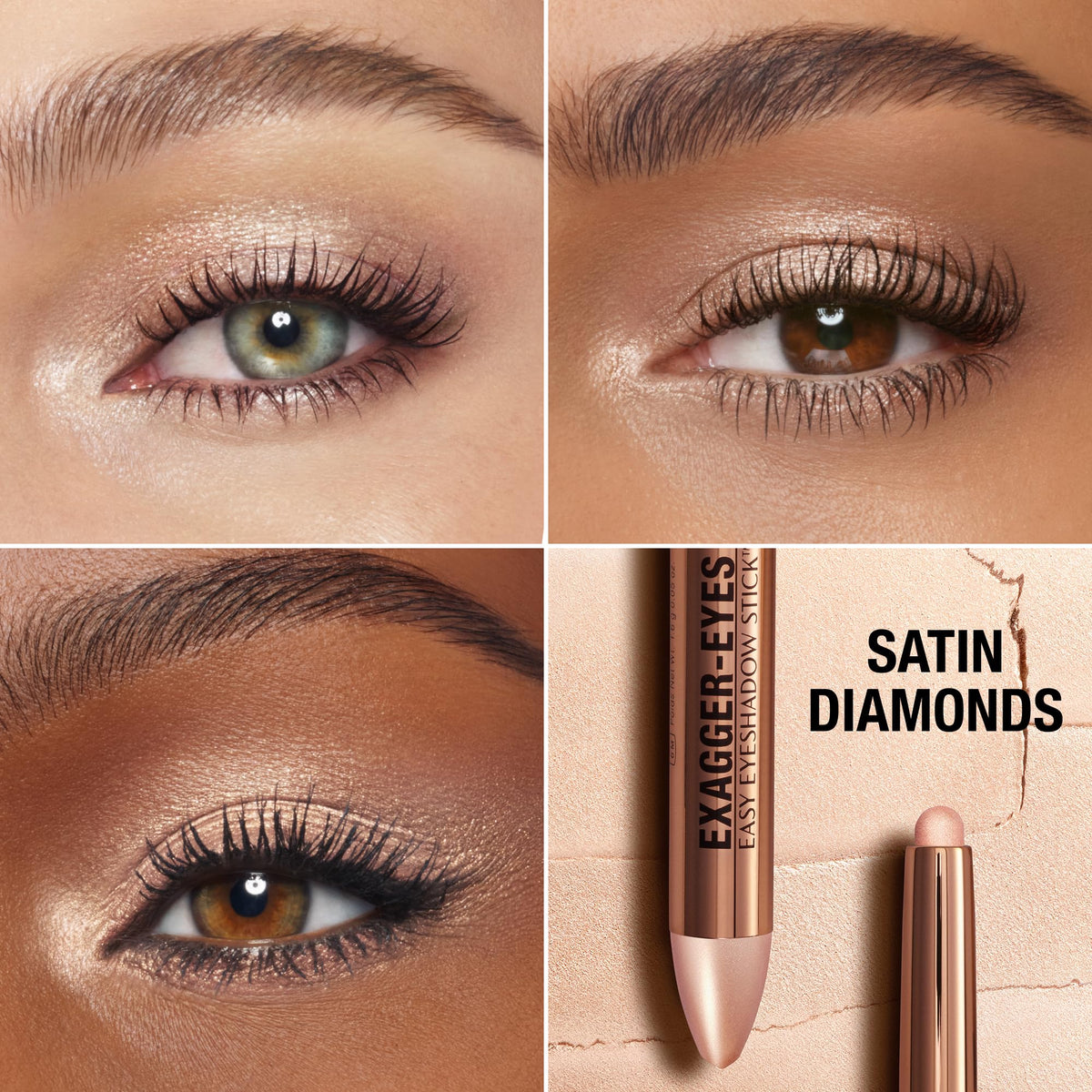 Wheat Charlotte Tilbury Exagger-Eyes Easy Eyeshadow Stick, Blendable Cream