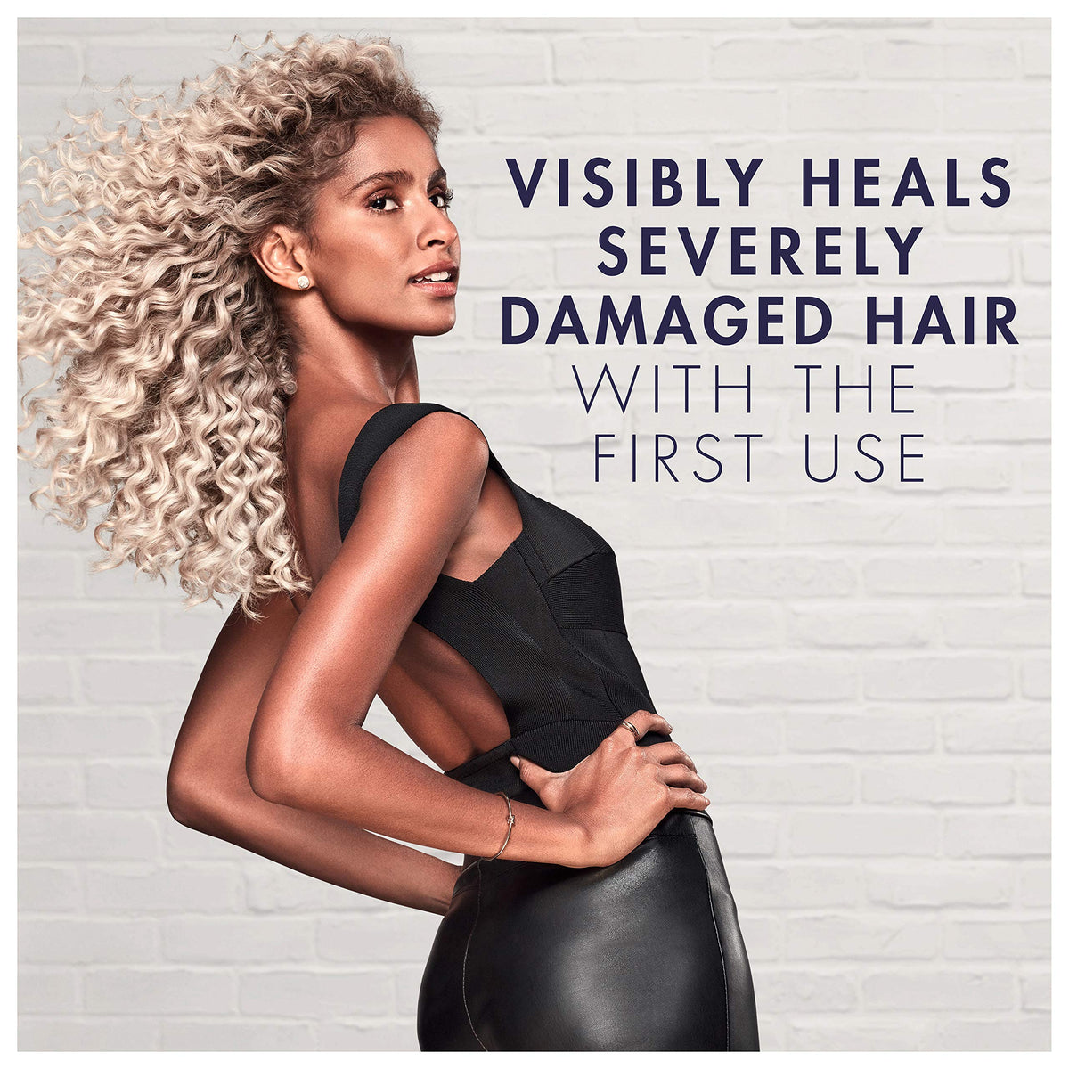 Light Gray Nexxus Conditioner for Damaged Hair Keraphix with ProteinFusion Silicone-Free Conditioner with Keratin Protein and Black Rice 33.8 oz