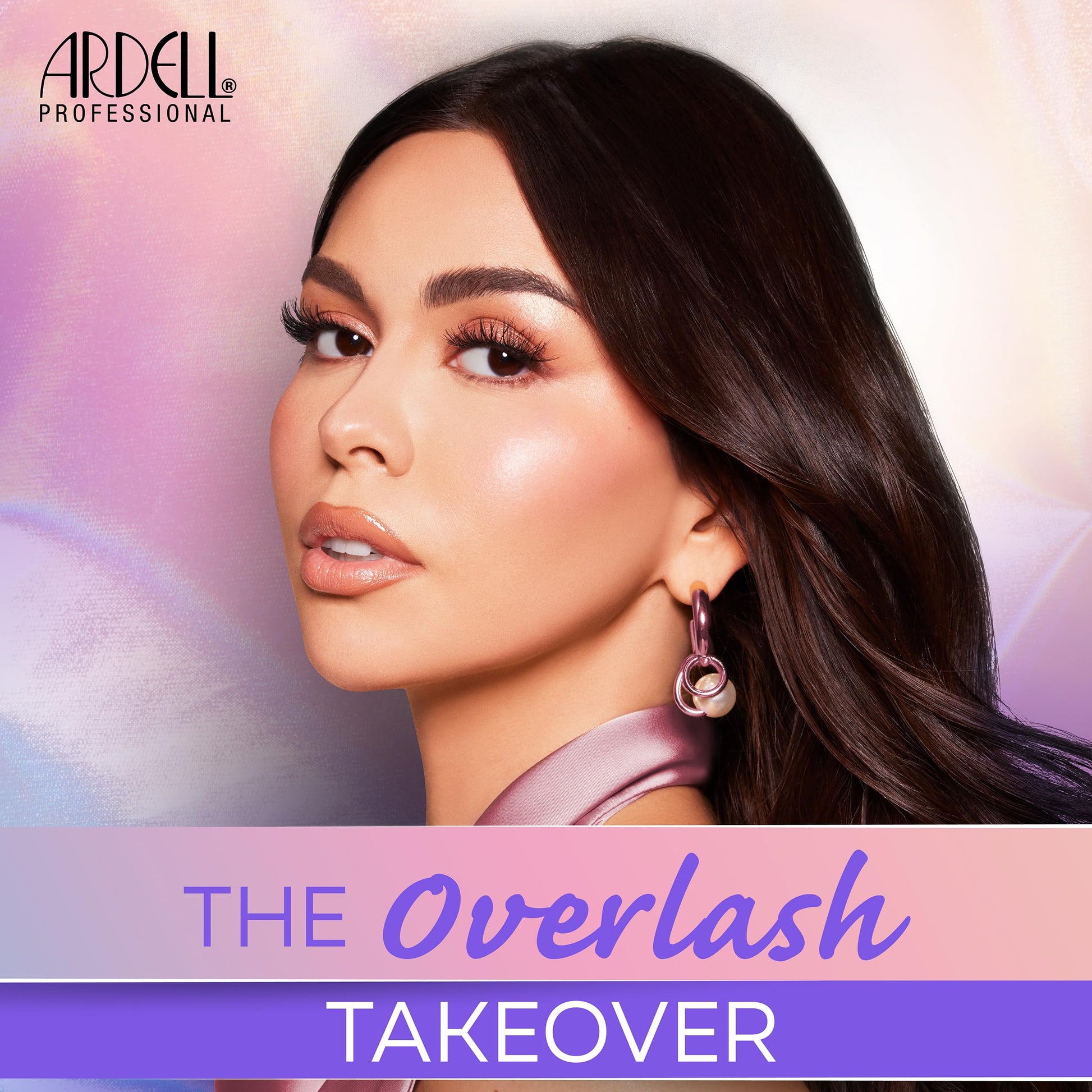 Black Ardell Press On Overlash 3D Fauxmink Volume 858 – Self Adhesive Lash Clusters, No Glue Needed Eyelashes, Pre Glued Cluster Eyelash Extensions, 1 Pack