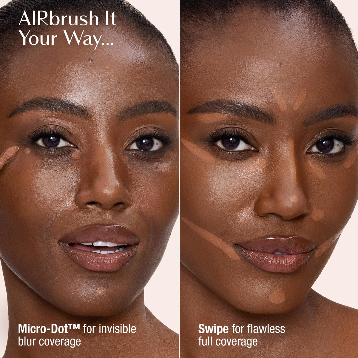 Saddle Brown Charlotte Tilbury AIRbrush Flawless Blur Concealer - Longwear Concealer for Dark Circles, Blemishes, Redness & More - Hydrating, Crease-Proof & Full Coverage with a Natural Matte Finish