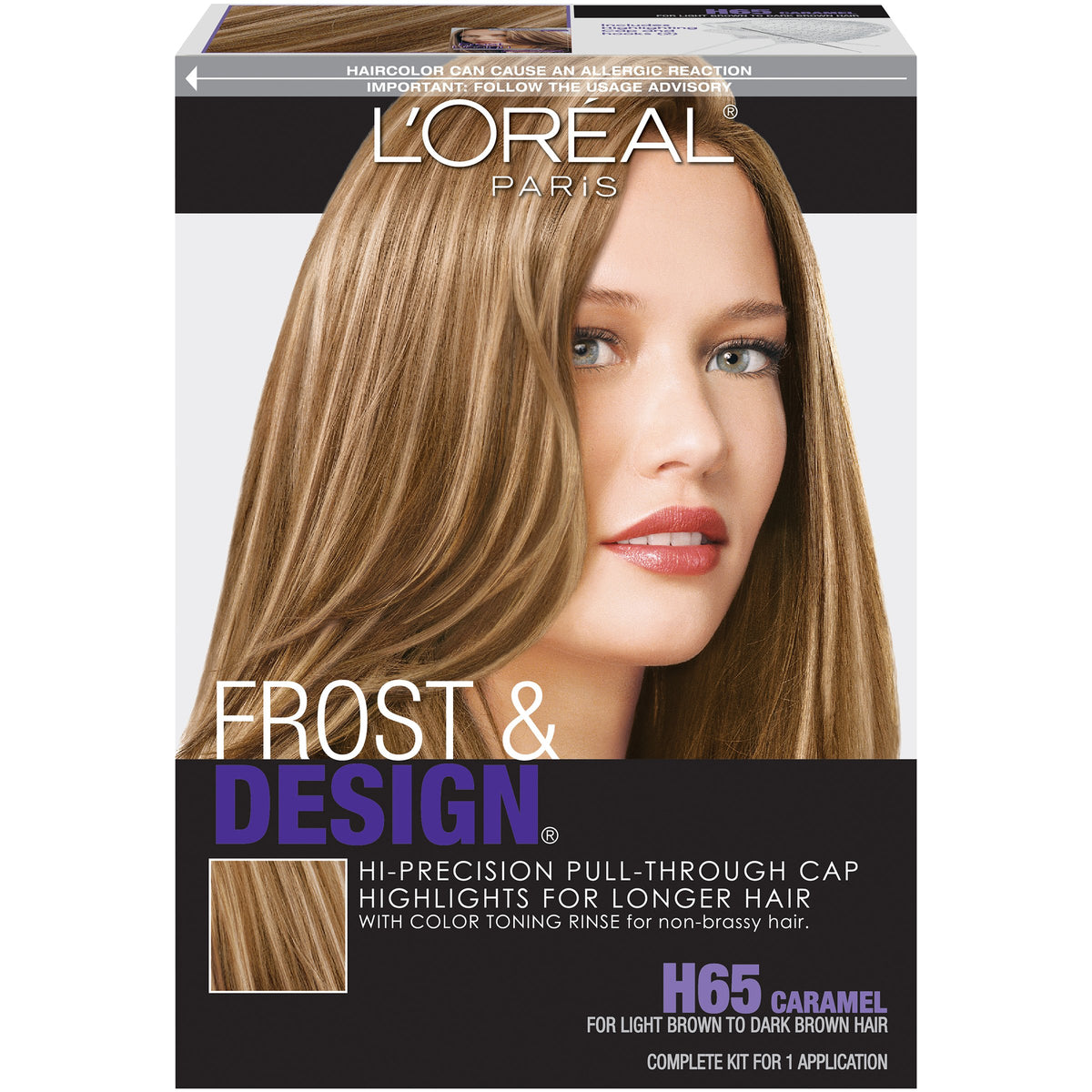 Dark Slate Gray L'Oreal Paris Professional Techniques Frost and Design, Caramel, 1-Count