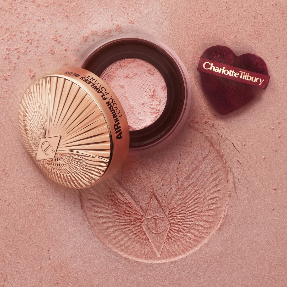Rosy Brown Charlotte Tilbury AIRbrush Flawless Blur Puff Duo
