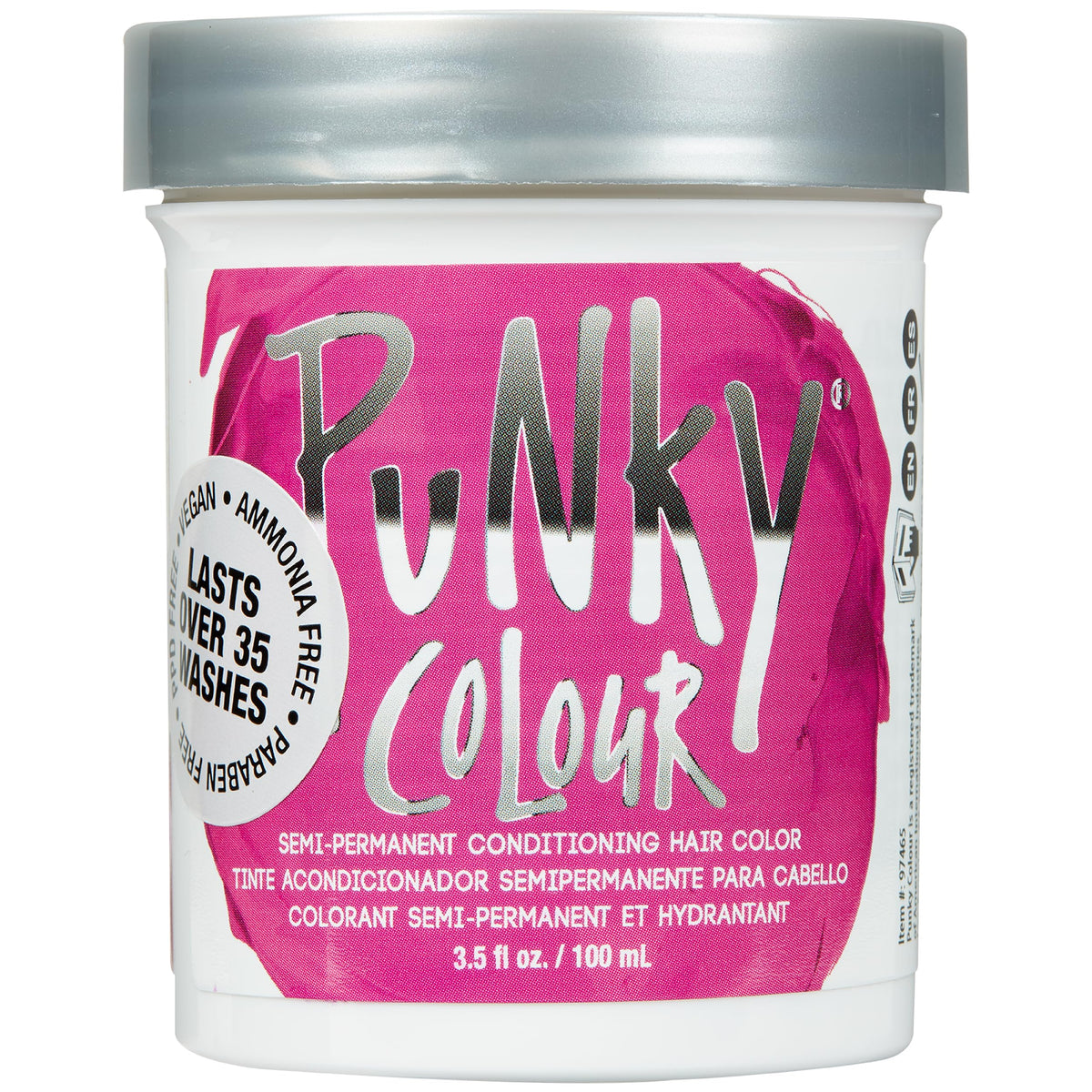 White Smoke Punky Colour Flamingo Pink Semi Permanent Hair Color, 3.5 fl oz