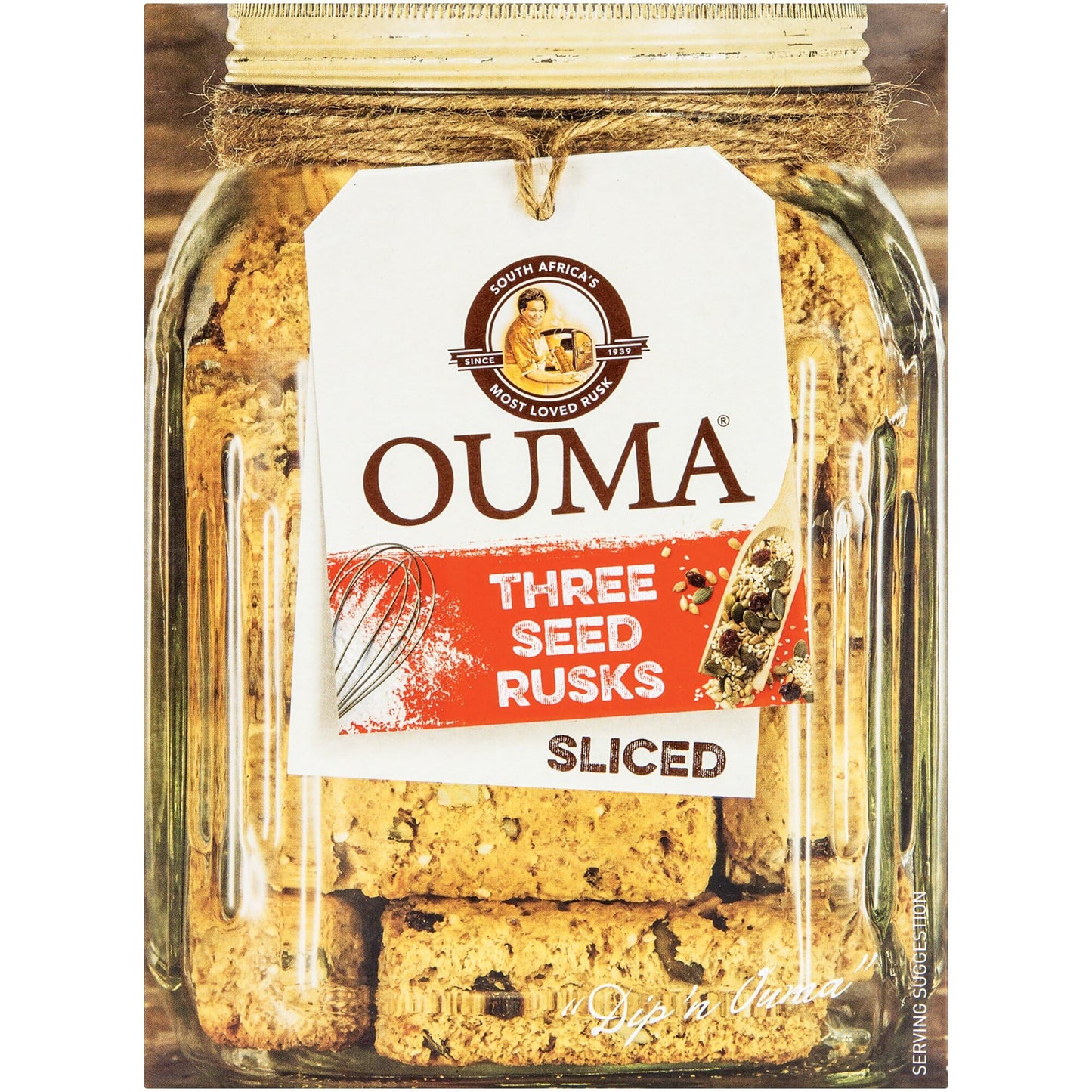 Seashell Ouma Sliced 3 Seed Rusks 450g