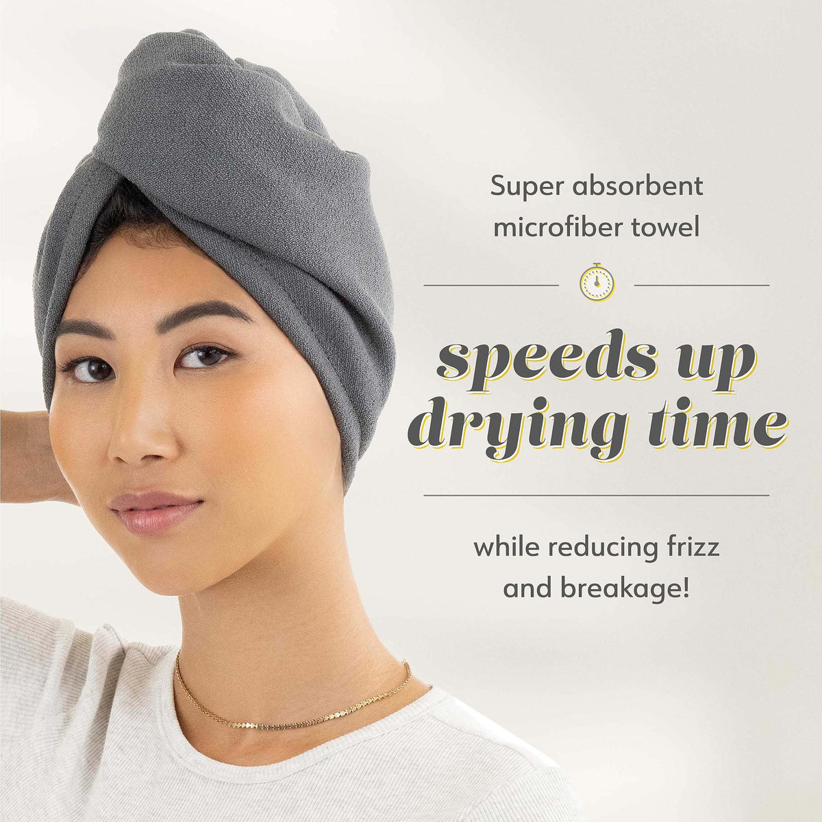 Lavender Drybar Dry Martini Microfiber Hair Wrap