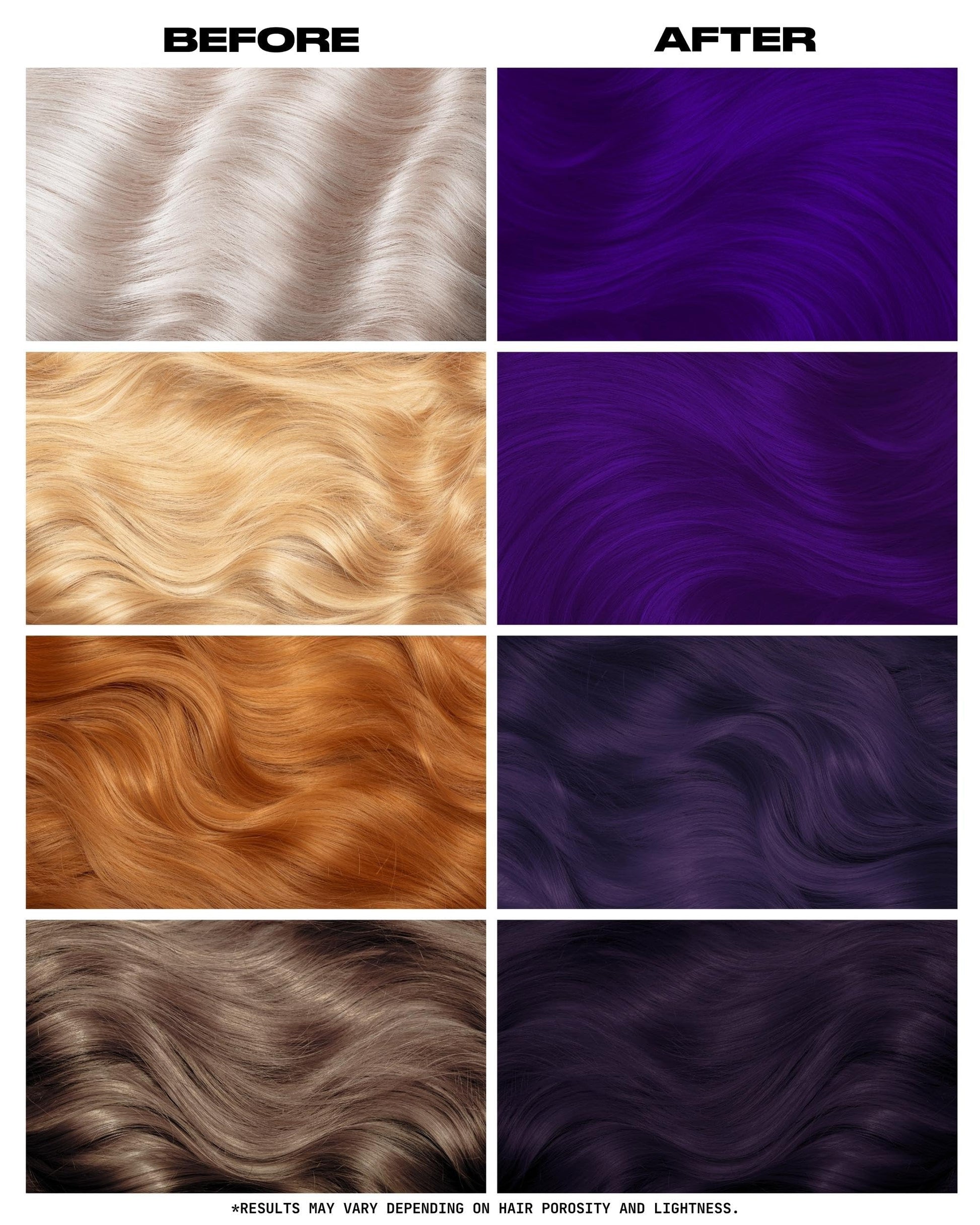 Midnight Blue Lunar Tides Semi-Permanent Hair Color (43 colors) (Dark Violet, 8 fl. oz.)