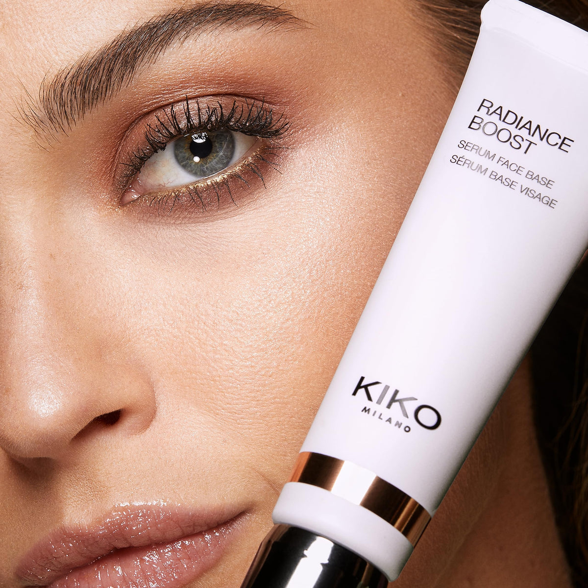 Light Pink Kiko Milano Radiance Boost Serum Face Base