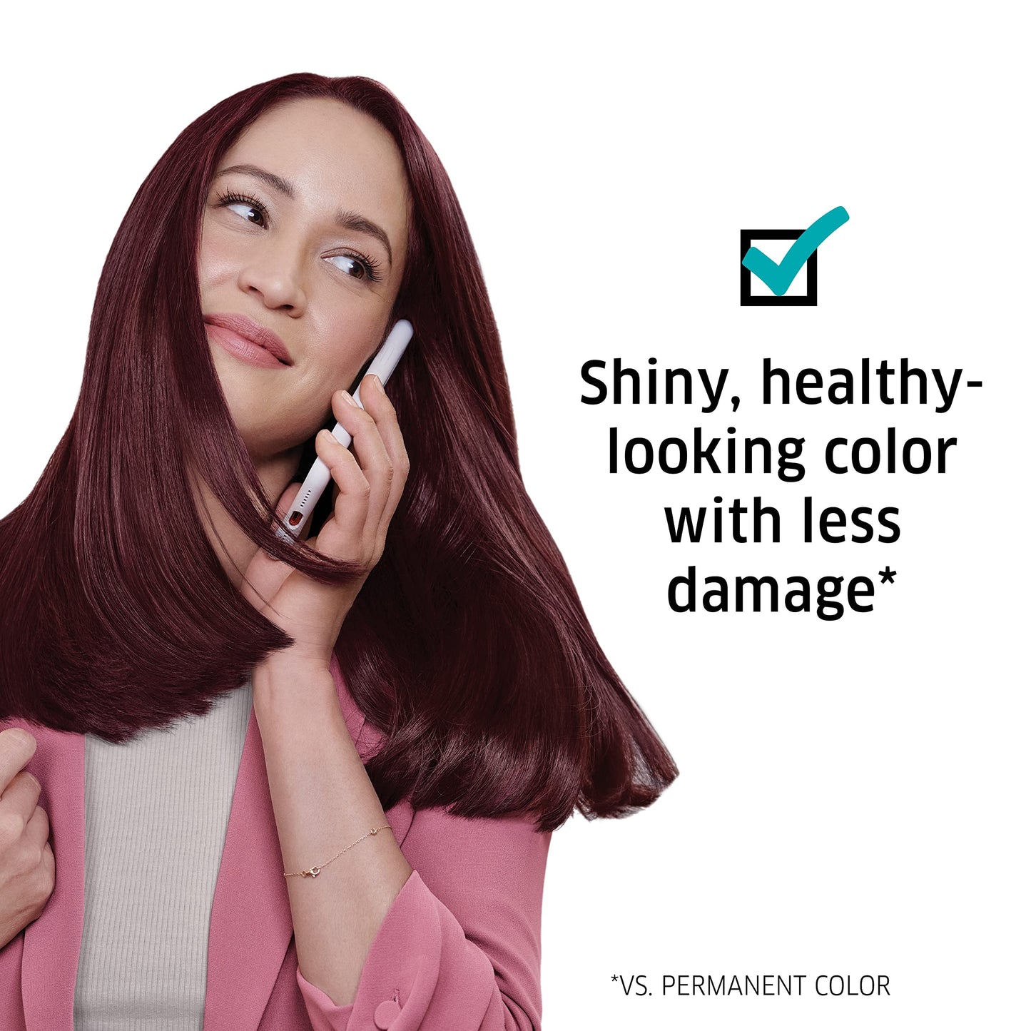 White Smoke WELLA Color Charm Invigo Brilliance Color Protection Shampoo & Conditioner, For Fine Hair + Demi Permanent Hair Color, 8N Light Neutral Blonde