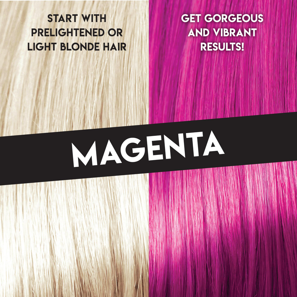 Light Gray Color Lux Direct Vibes Semi-Permanent Hair Color, Magenta, 8 fl oz