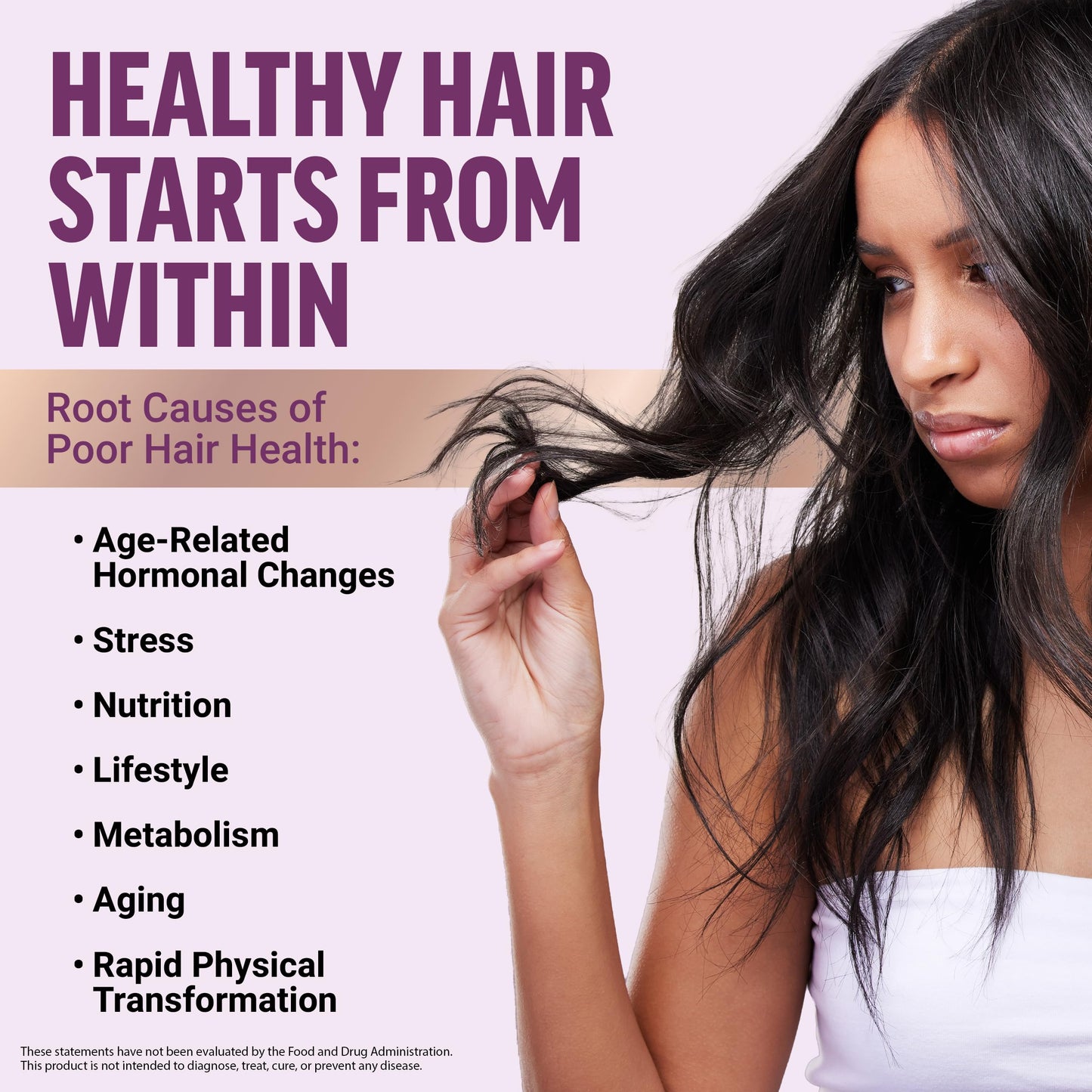 Lavender Blush Force Factor Hair Growth Accelerator Soft Chews, Hair Growth Vitamins for Women and Men with Clinically Studied Lustriva and Biotin, Promotes Thicker, Fuller, Stronger Hair, Mixed Berry, 60 Soft Chews