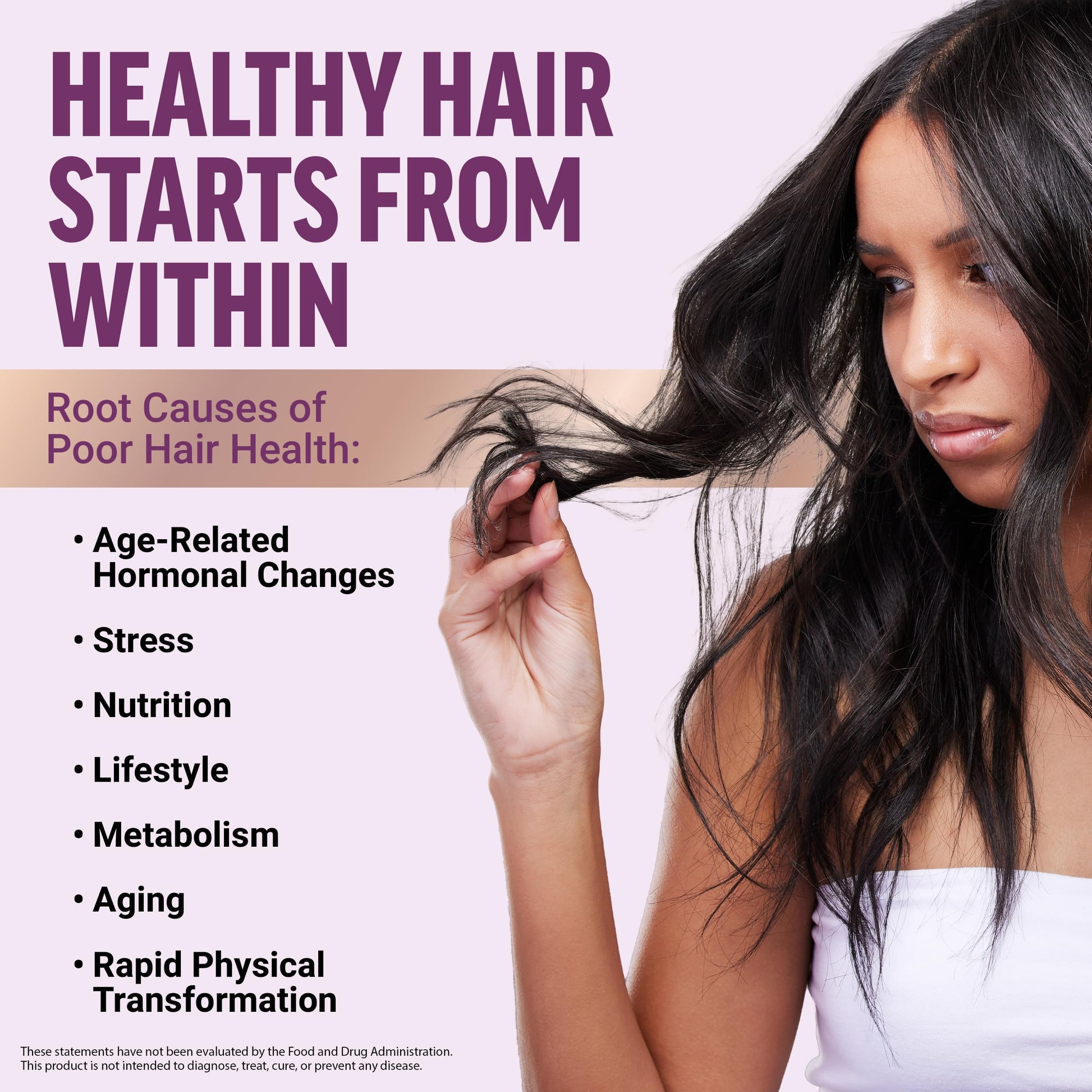 Lavender Blush Force Factor Hair Growth Accelerator Soft Chews, Hair Growth Vitamins for Women and Men with Clinically Studied Lustriva and Biotin, Promotes Thicker, Fuller, Stronger Hair, Mixed Berry, 60 Soft Chews