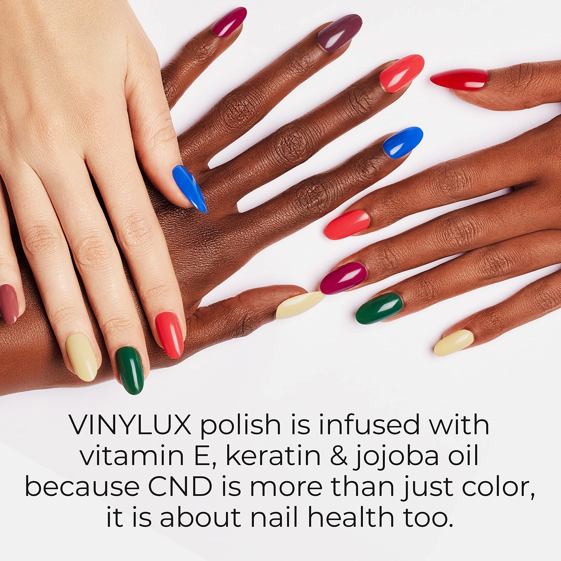 Lavender CND Vinylux Longwear Orange Nail Polish, Gel-like Shine & Chip Resistant Color, B-Day Candle, 0.5 fl. oz