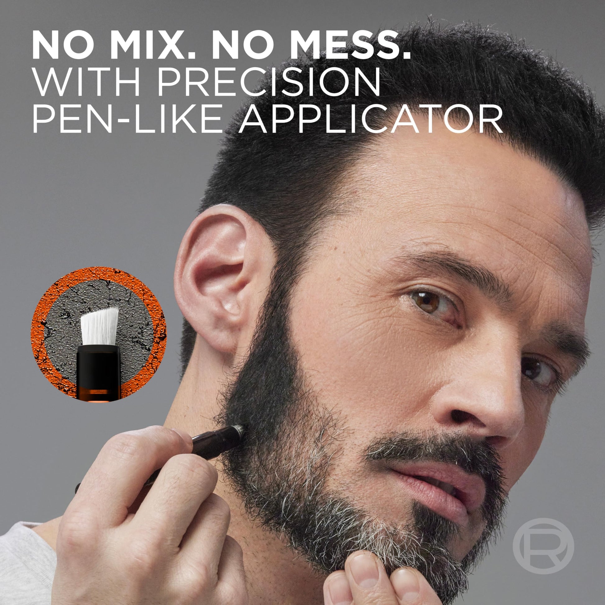 Light Slate Gray L’Oreal Paris Men Expert Instant Temporary Beard Color, Beard Filler for a Natural and Fuller-Looking Beard, 05 Light Medium Brown, 0.05 Fl Oz