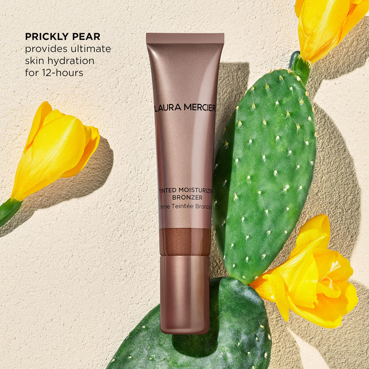 Light Gray Laura Mercier Tinted Moisturizer Cream Bronzer, 0.5 oz