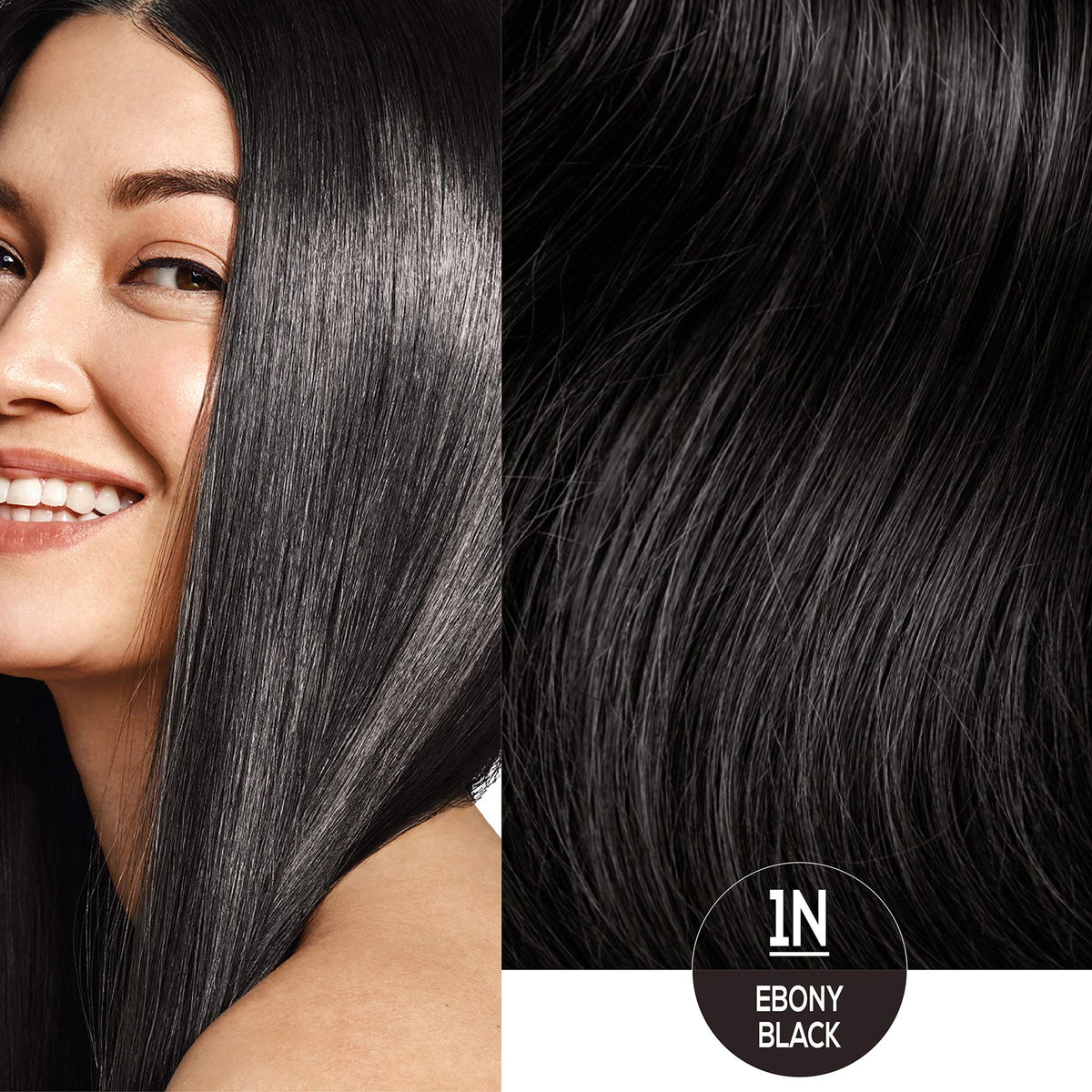 Black Naturtint 1N Ebony Black Hair Color, 5.07 FZ