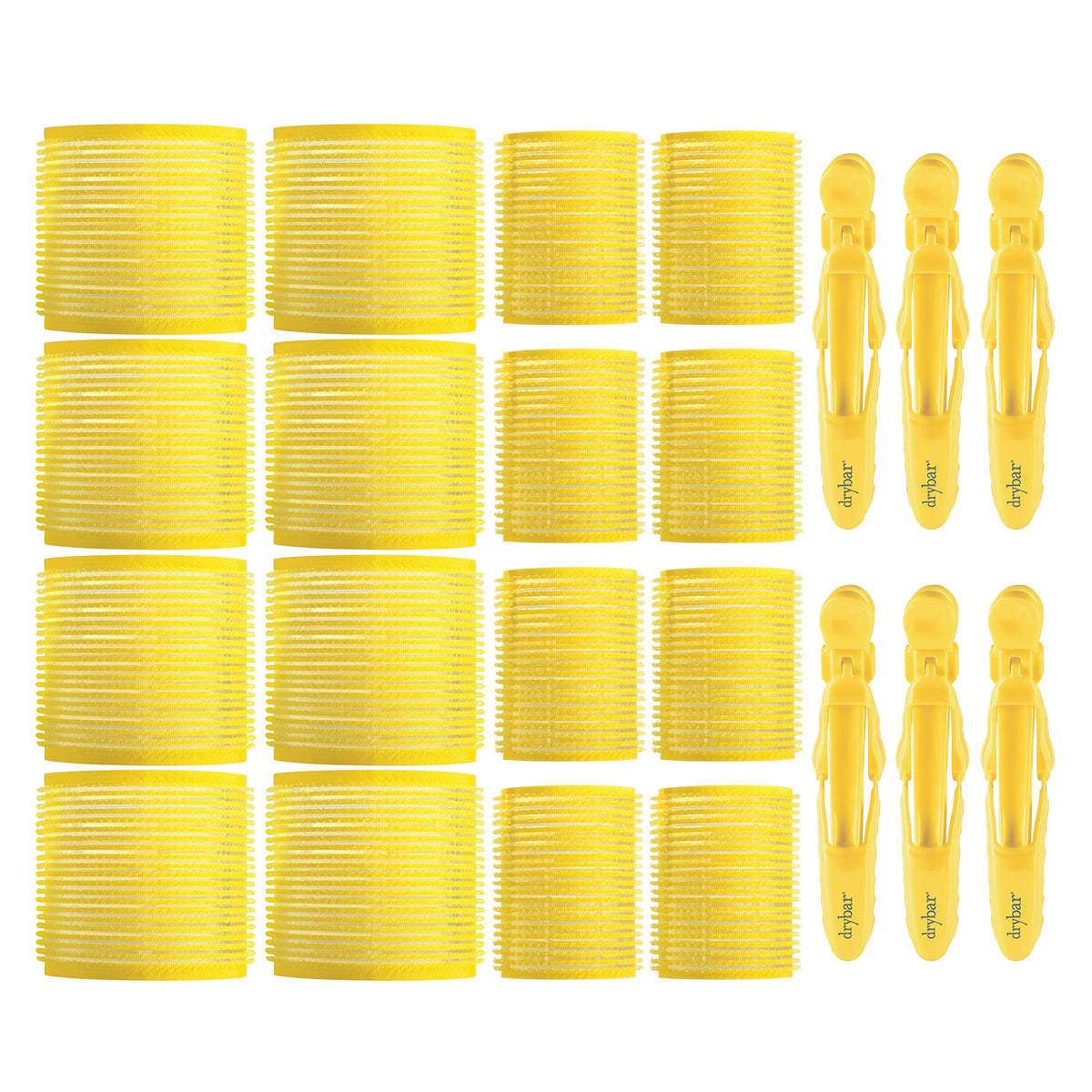 Light Goldenrod Drybar Big Hair Besties Kit, 16 Self-Grip Rollers & 6 Hair Clips