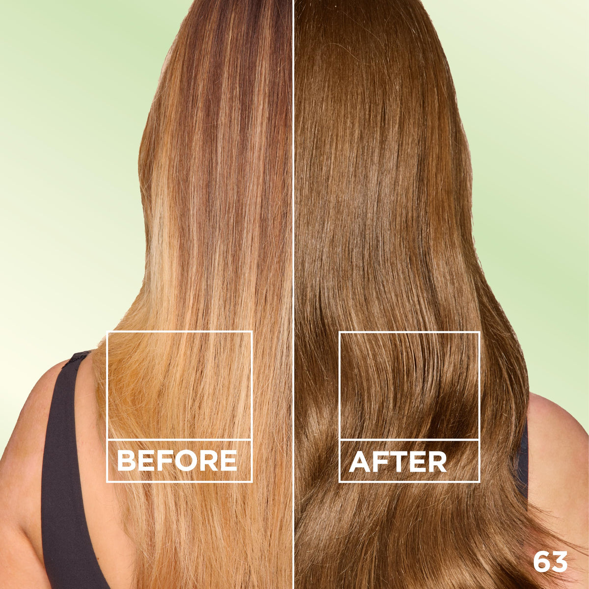 Pale Goldenrod Garnier Nutrisse Ultra Crème Hair Color, Permanent Hair Dye with 100% Gray Coverage, Vegan & Cruelty-Free, 63 Light Golden Brown (Brown Sugar), 2 Count