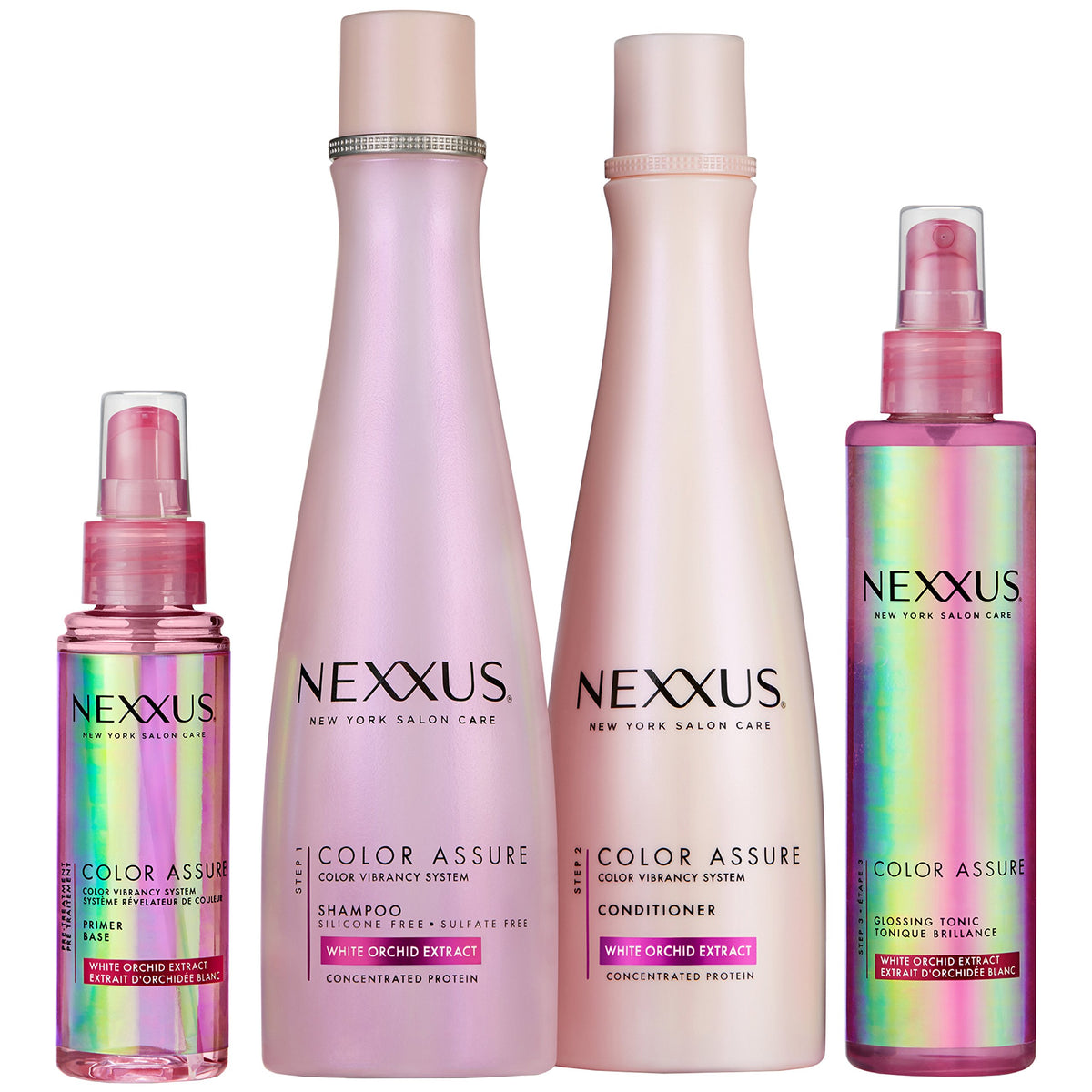 White Smoke Nexxus Color Assure Glossing Tonic, for Color Treated Hair 6.1 oz