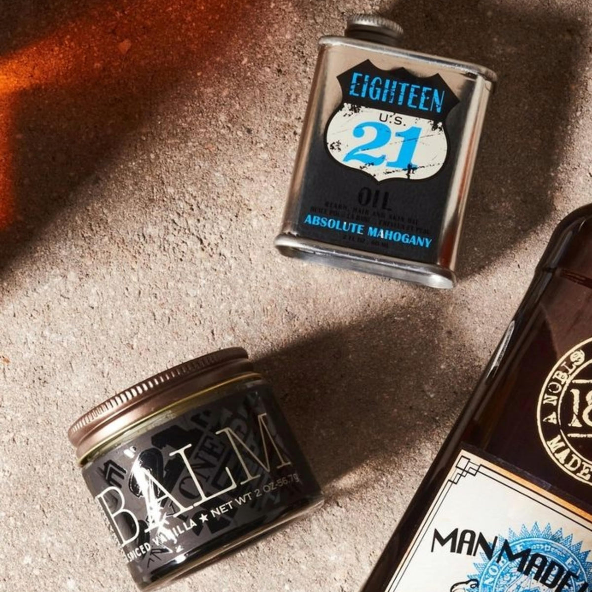 Gray 18.21 Man Made Beard Bundle