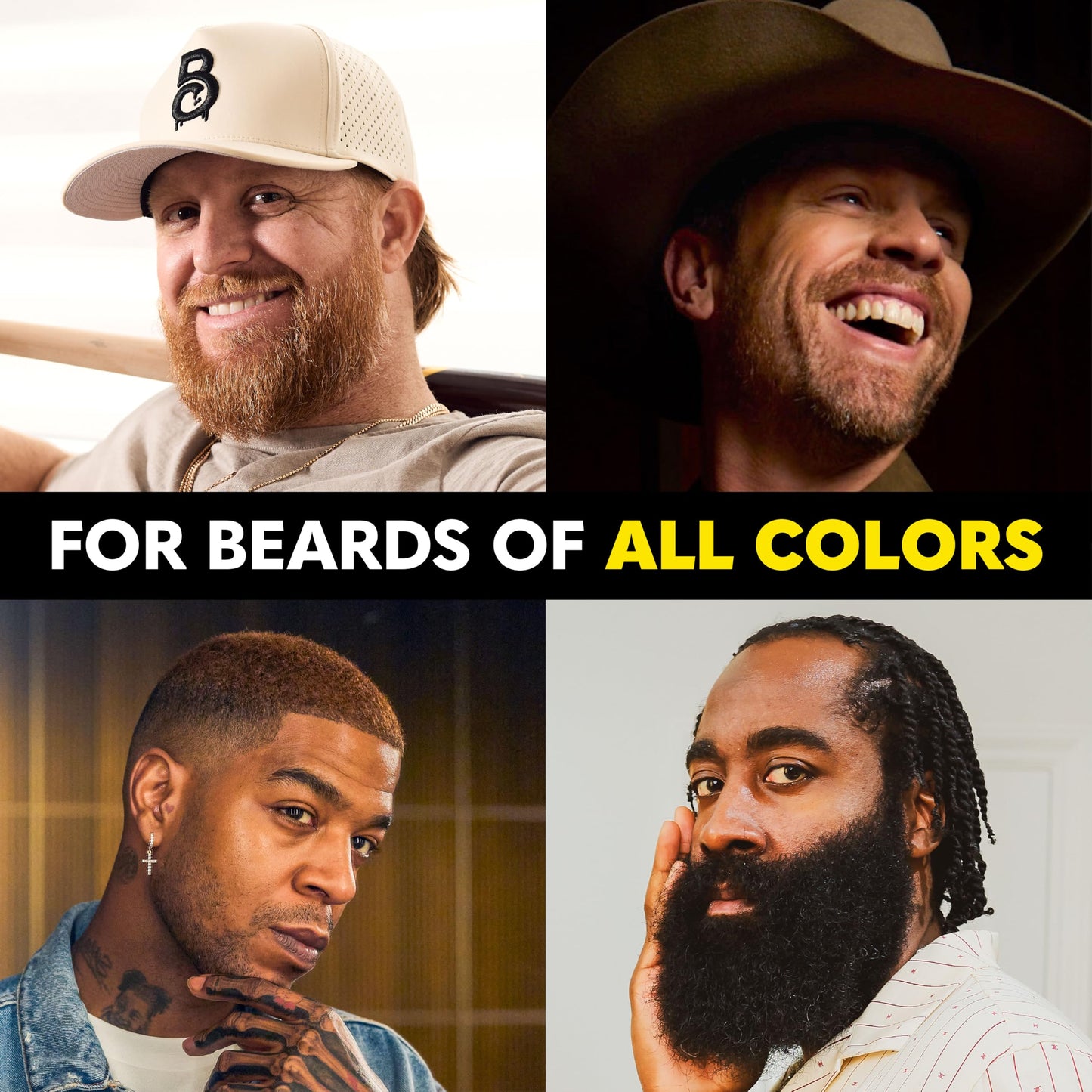 Black The Beard Club 1 Day Temporary Beard Dye for Men - Black Beard, Mustache & Eyebrow Color for a Fuller, Well-Defined Look, Water & Sweat Resistant, Up to 30 Applications, 0.3 fl oz