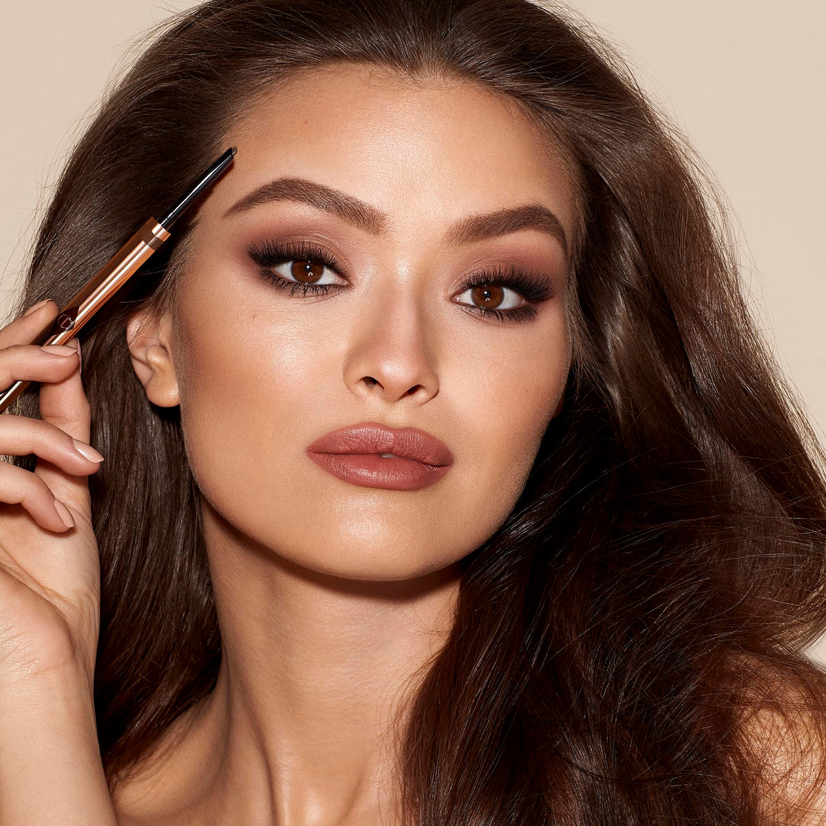 Black Charlotte Tilbury Brow Cheat Eyebrow Pencil - Refillable, Micro-Precision