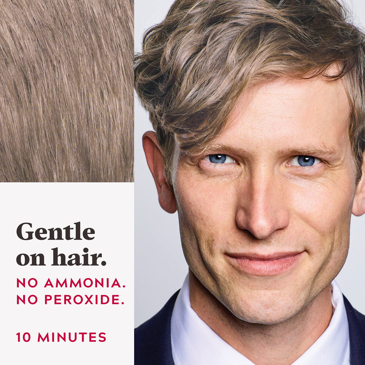 White Smoke JUST FOR MEN Easy Comb-In Color, No-Mix, Sandy Blond A-10 (1 Pack)