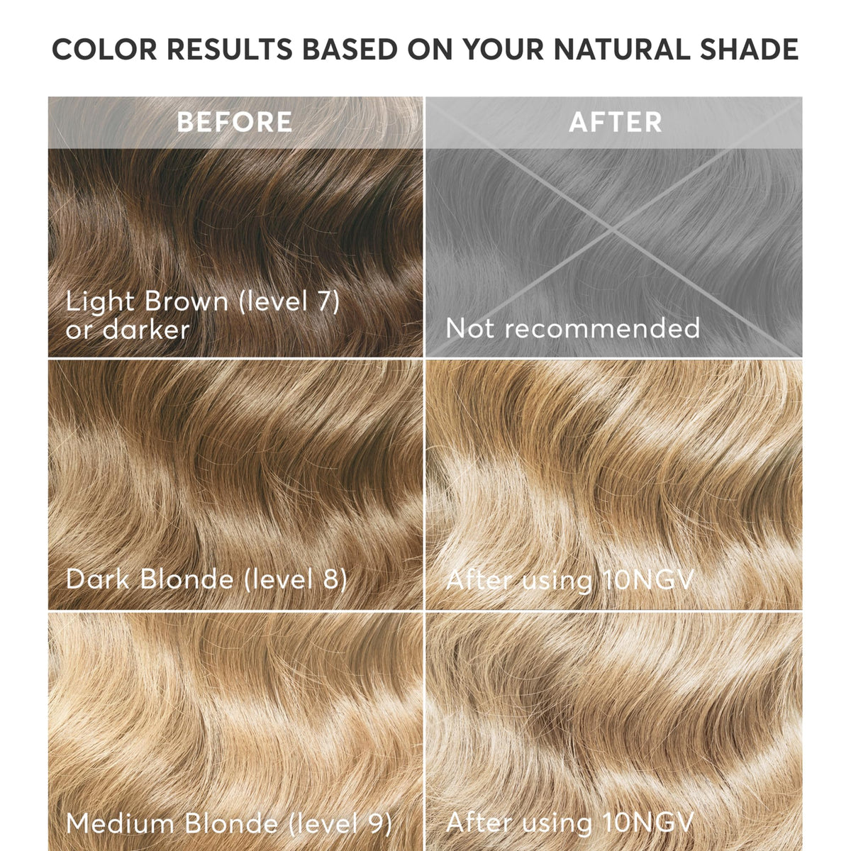 Tan Madison Reed Radiant Hair Color Kit, 10NGV Light Golden Blonde, 1 Pack