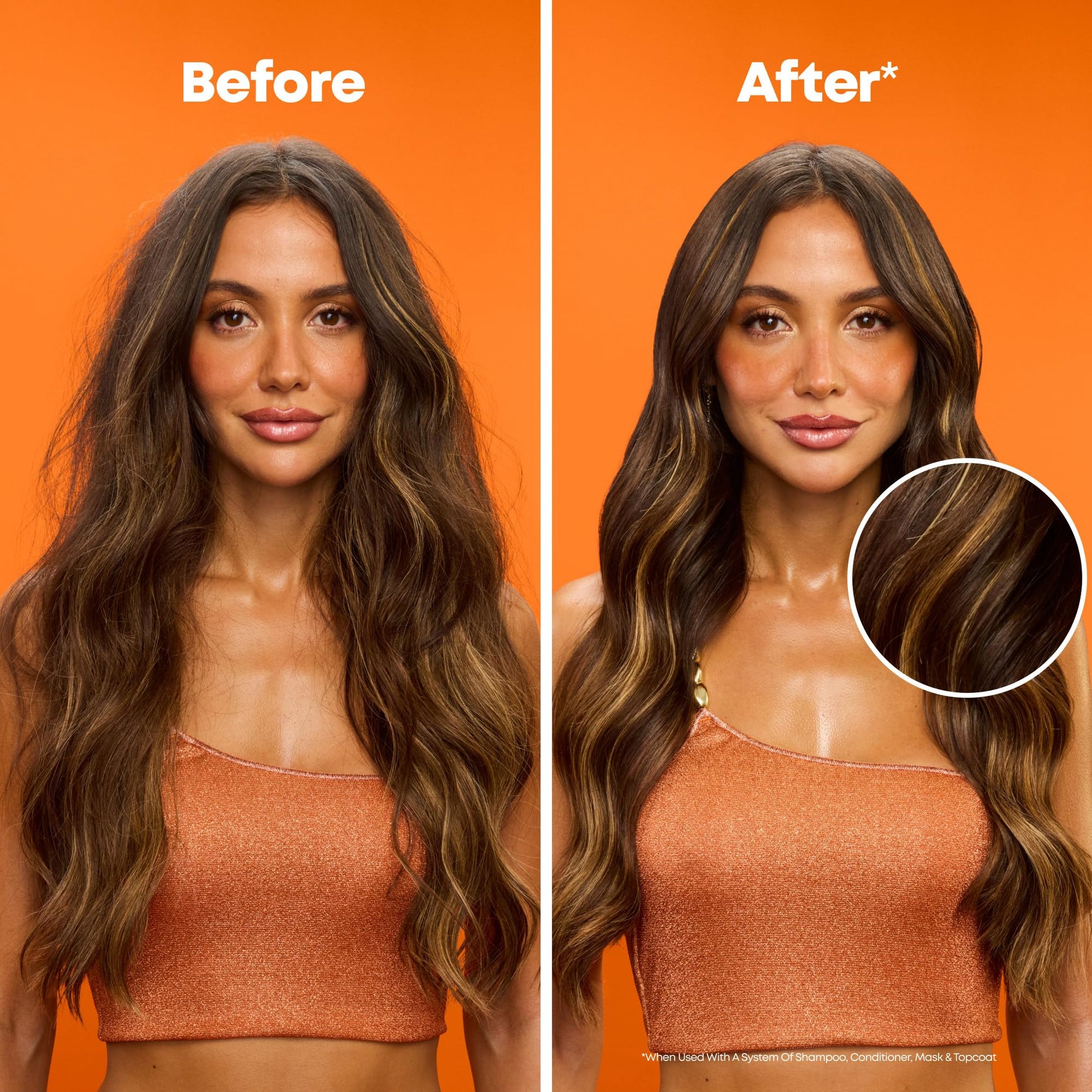 Dark Orange Matrix Mega Sleek Anti-Frizz Conditioner - 96H Frizz Control, 12x Smoother Hair, and Lasting Hydration, 10.1 Fl Oz