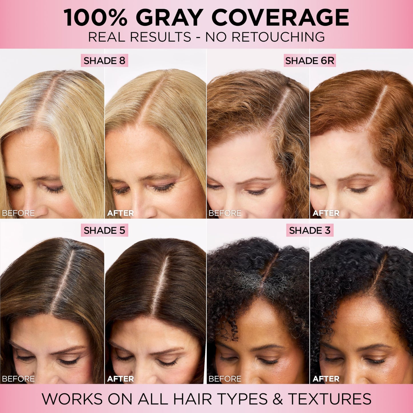 White Smoke L'Oreal Paris Excellence Crème Permanent Hair Dye, Triple Care Hair Color with Hyaluronic Acid for 100% Gray Coverage, 6A Light Ash Brown, 1 Kit (Pack of 2) (Packaging May Vary)