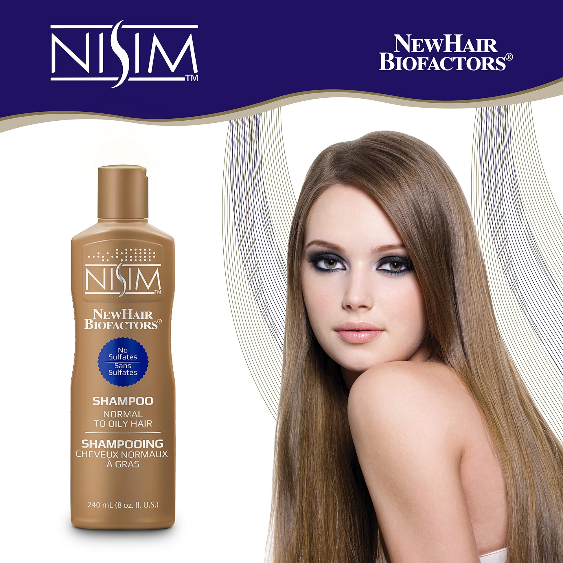 White Smoke Nisim - Normal to Oily Shampoo No Sulfates 8 oz